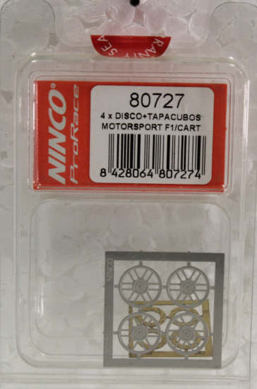 Ninco 4 x Disc + Hubcaps F1